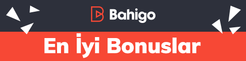 bahigo logolu, üçgenlerin yer aldığı buton
